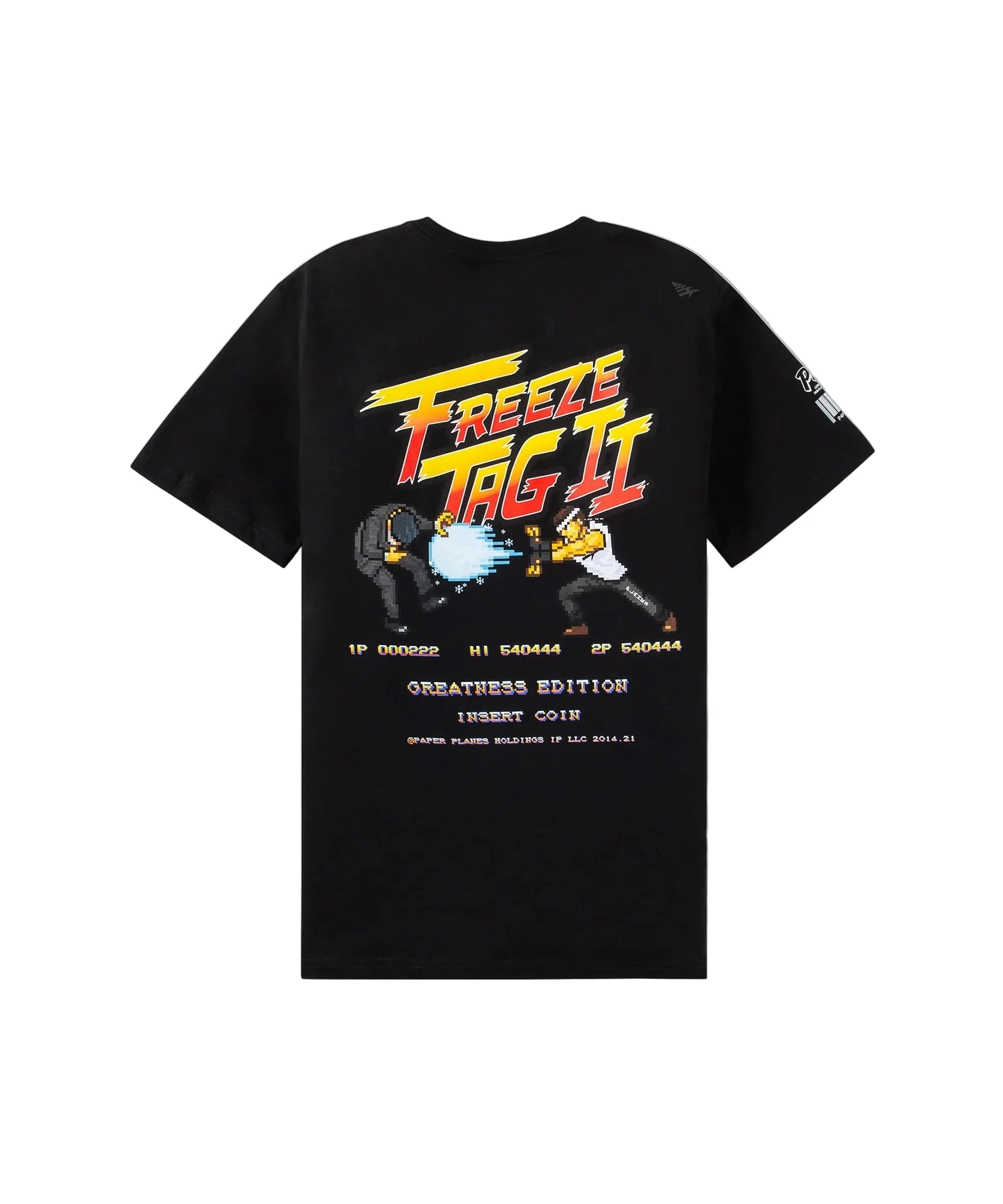 Paper Planes Tee Shirt - Freeze Tag (black)