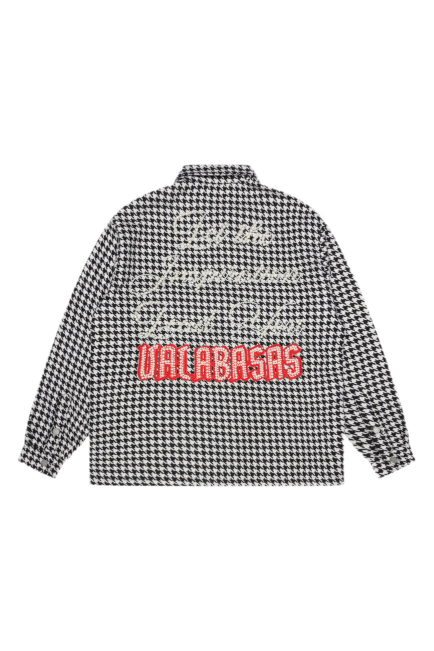Valabasas CHECKERS" BLACK BUTTON DOWN