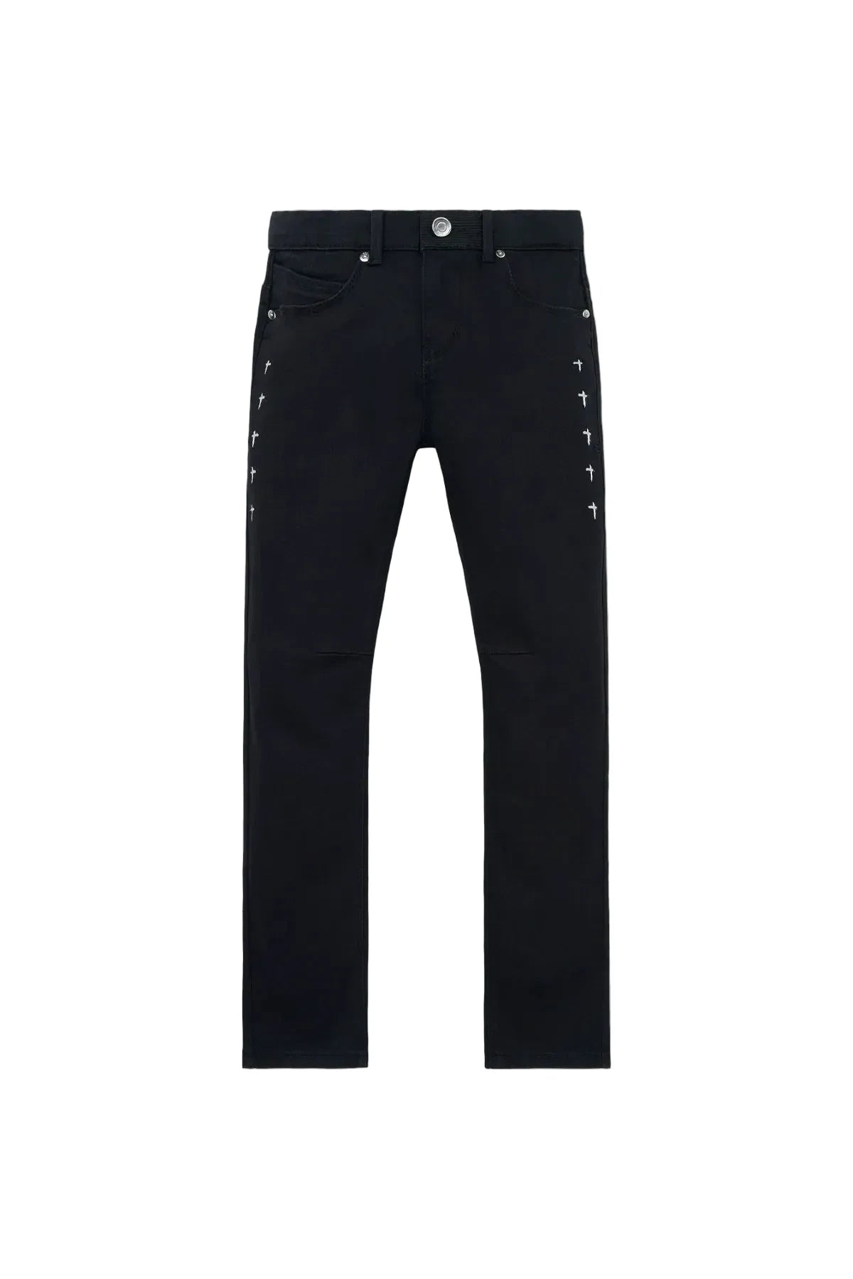 KIDS BENSON SKINNY JEAN | BLACK MULTI CROSS