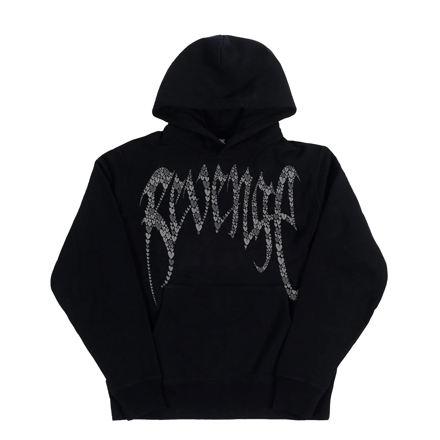 Revenge Broken Hearts Hoodie, Black