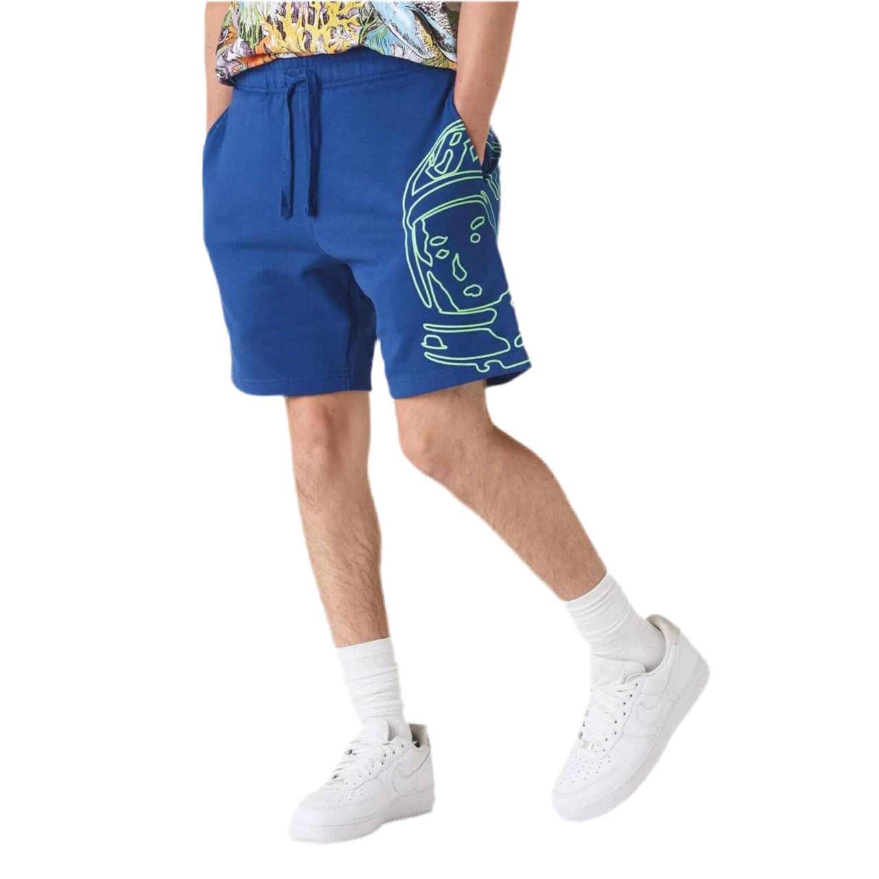 Billionaire Boys Club Men's Blue and Green Shorts