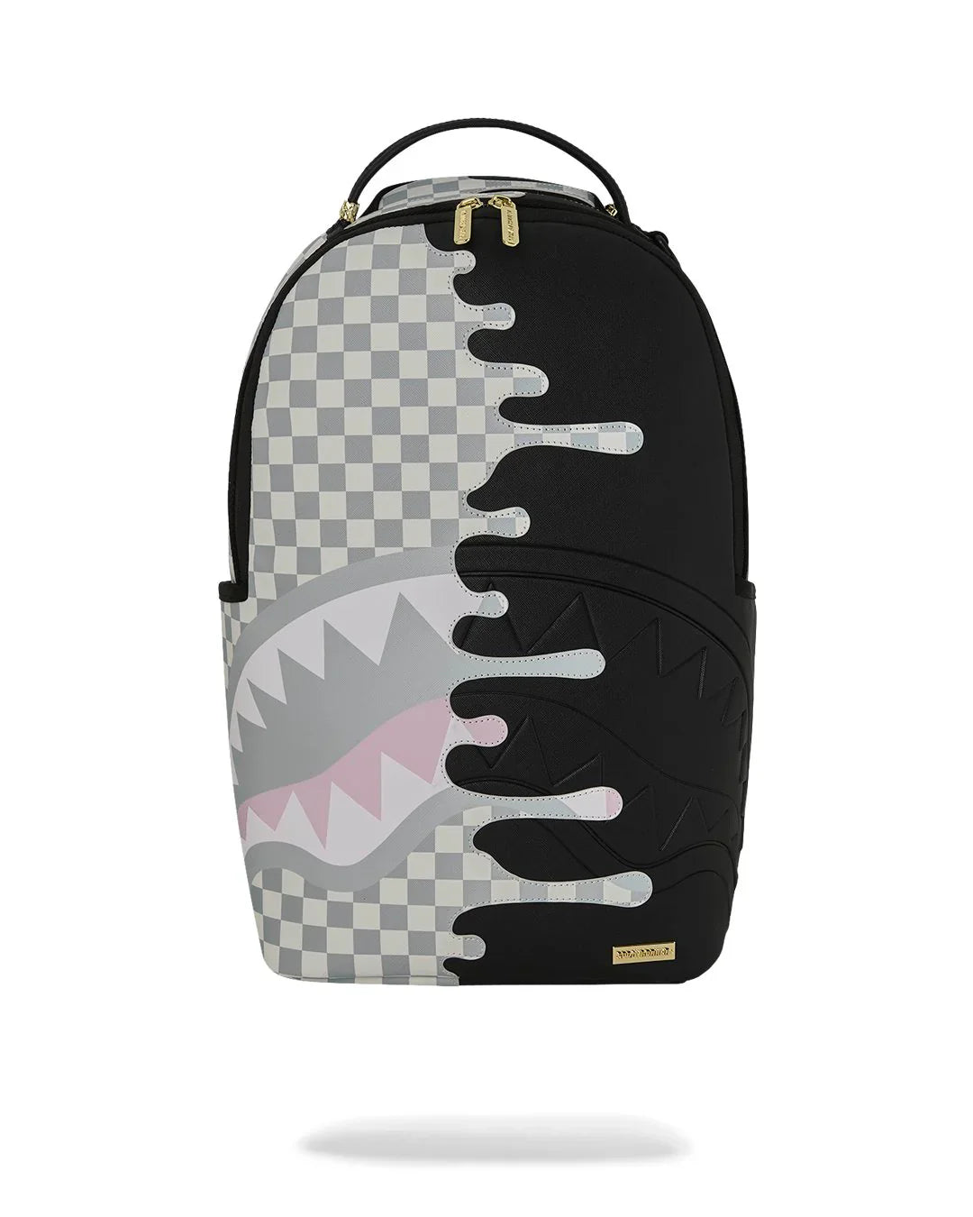 Sprayground Cream Check Unfinished Shark DLXSV Backpack