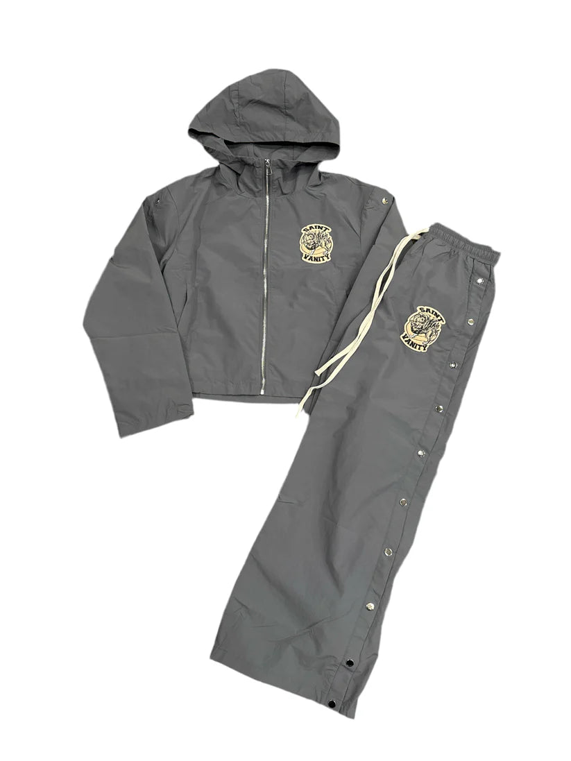 Saint Vanity Nylon Track Set Grey