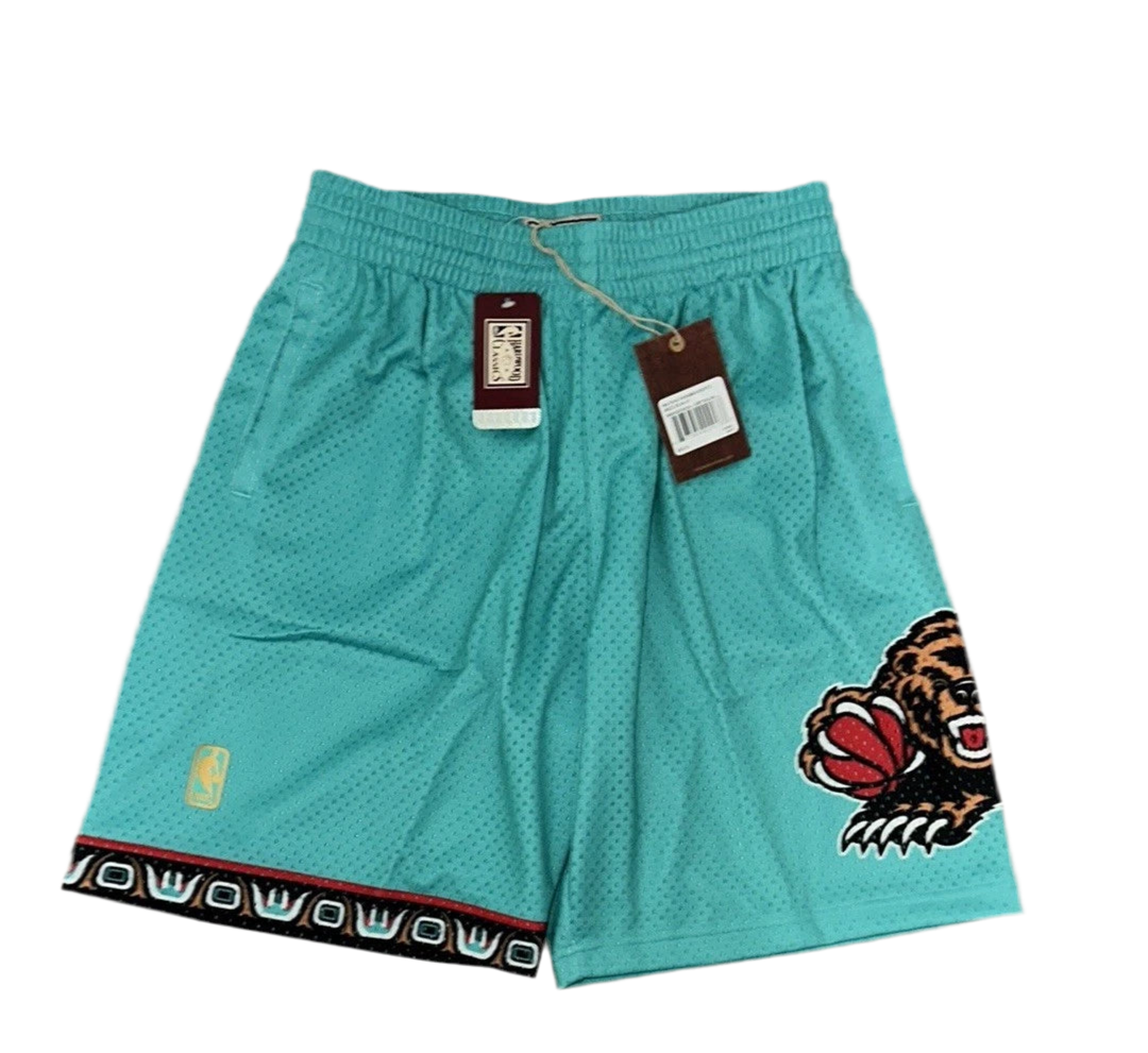 Mitchell & Ness Mens NBA Road Swingman Shorts Grizzlies 96-97,