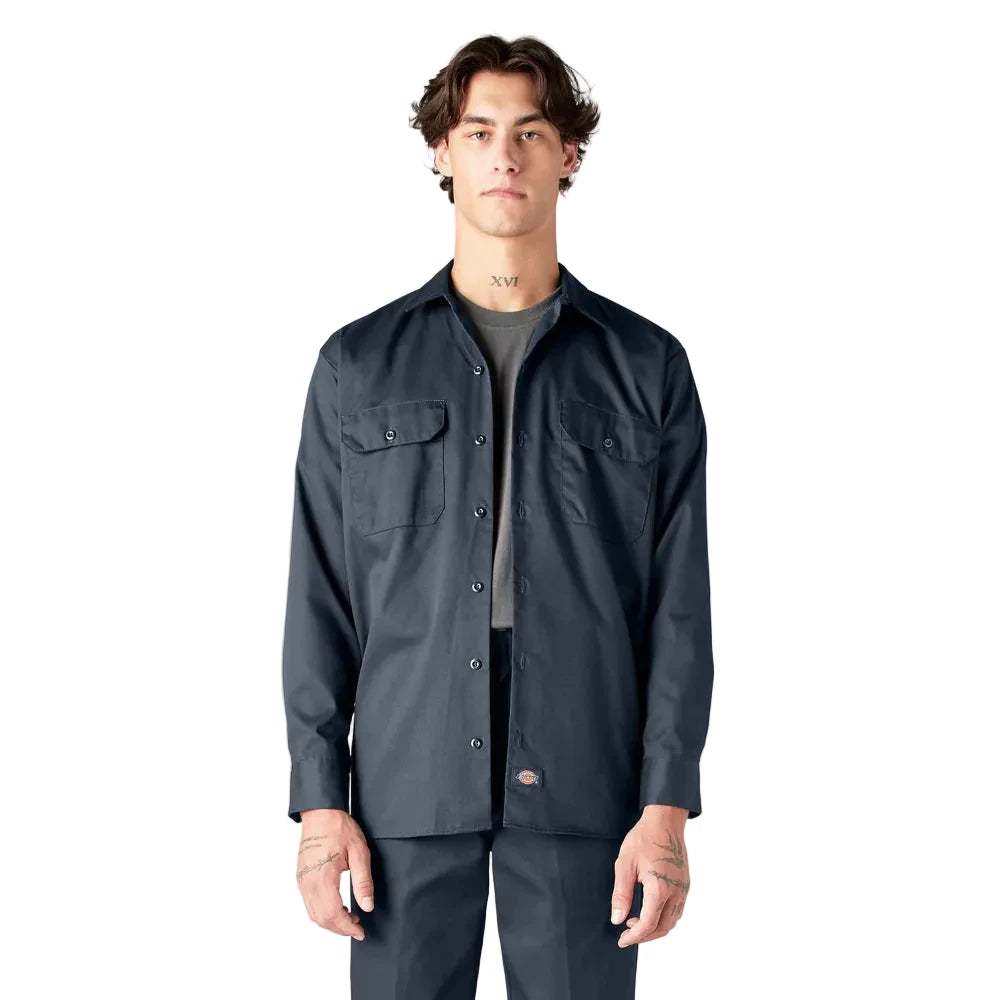 Long Sleeve Work Shirt ( Dark Navy)