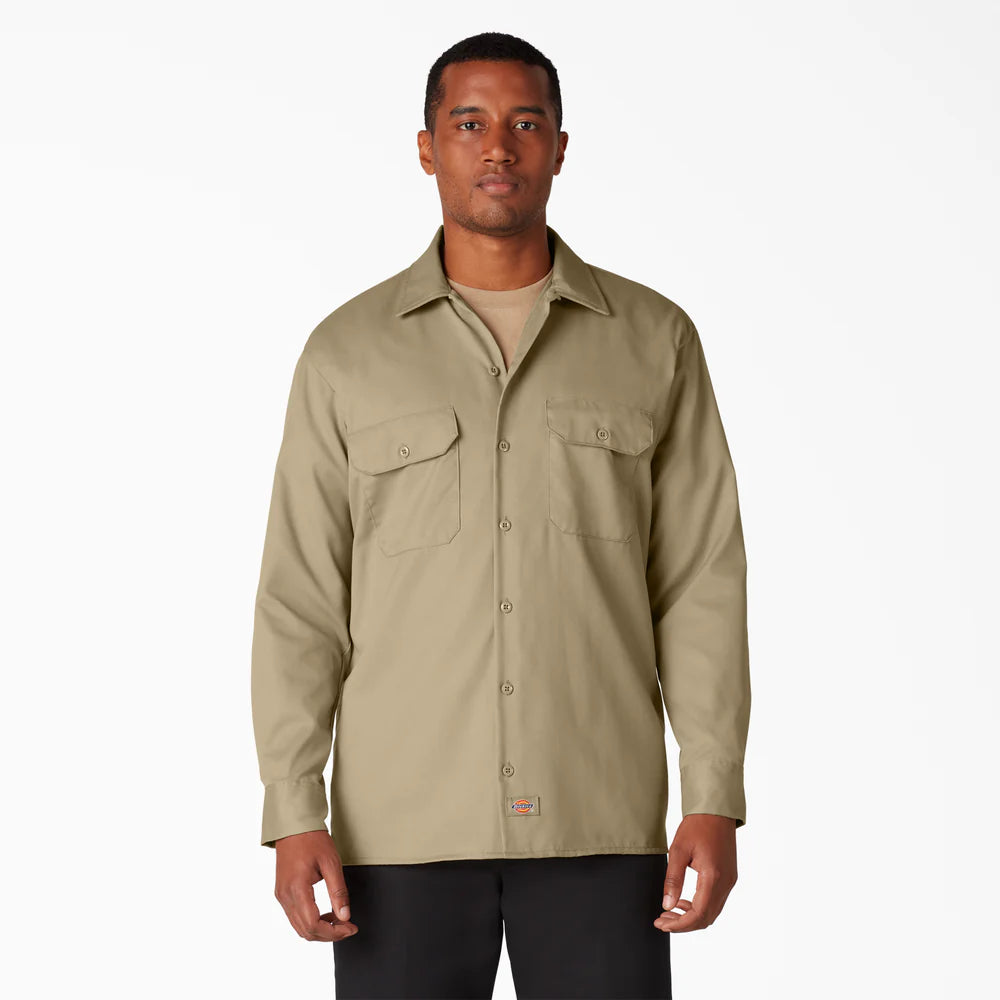 Long Sleeve Work Shirt ( Khaki )