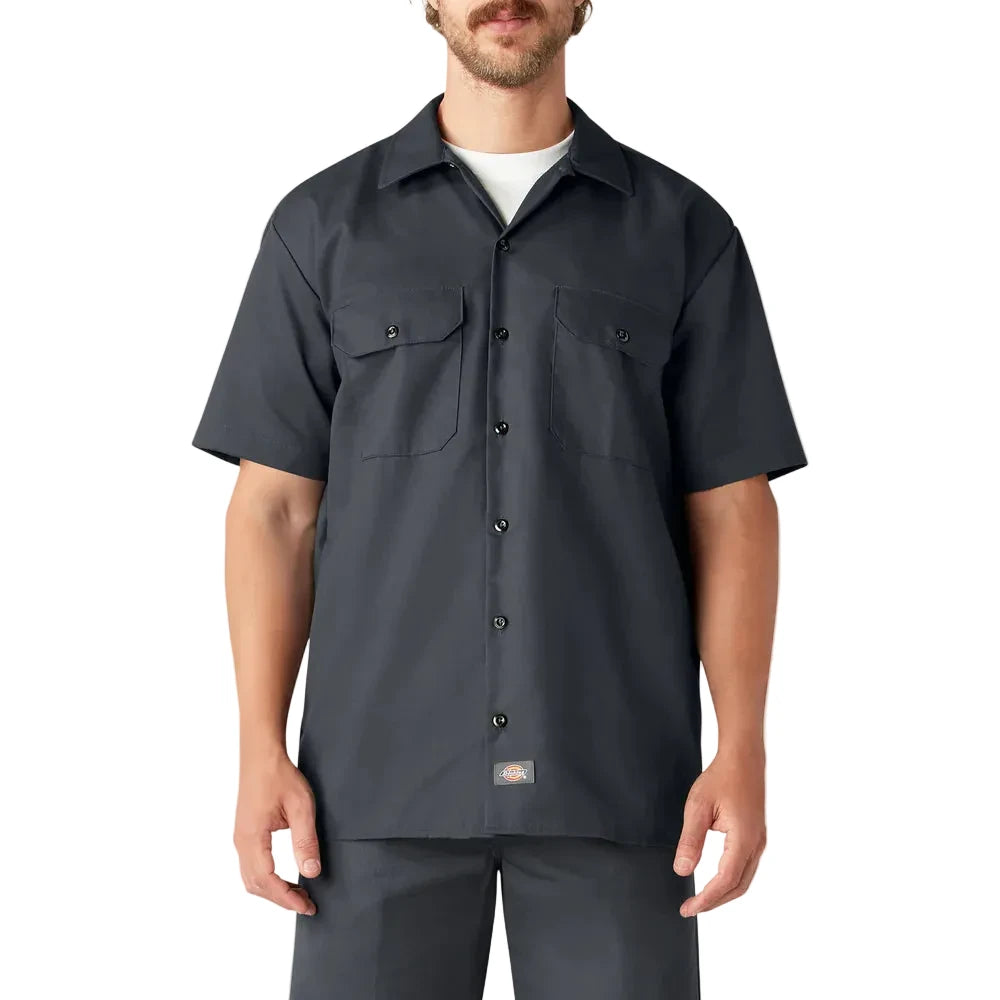 Short Sleeve Work Shirt ( Charcoal Gray (CH))