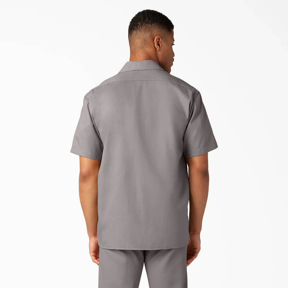 Short Sleeve Work Shirt ( Silver)