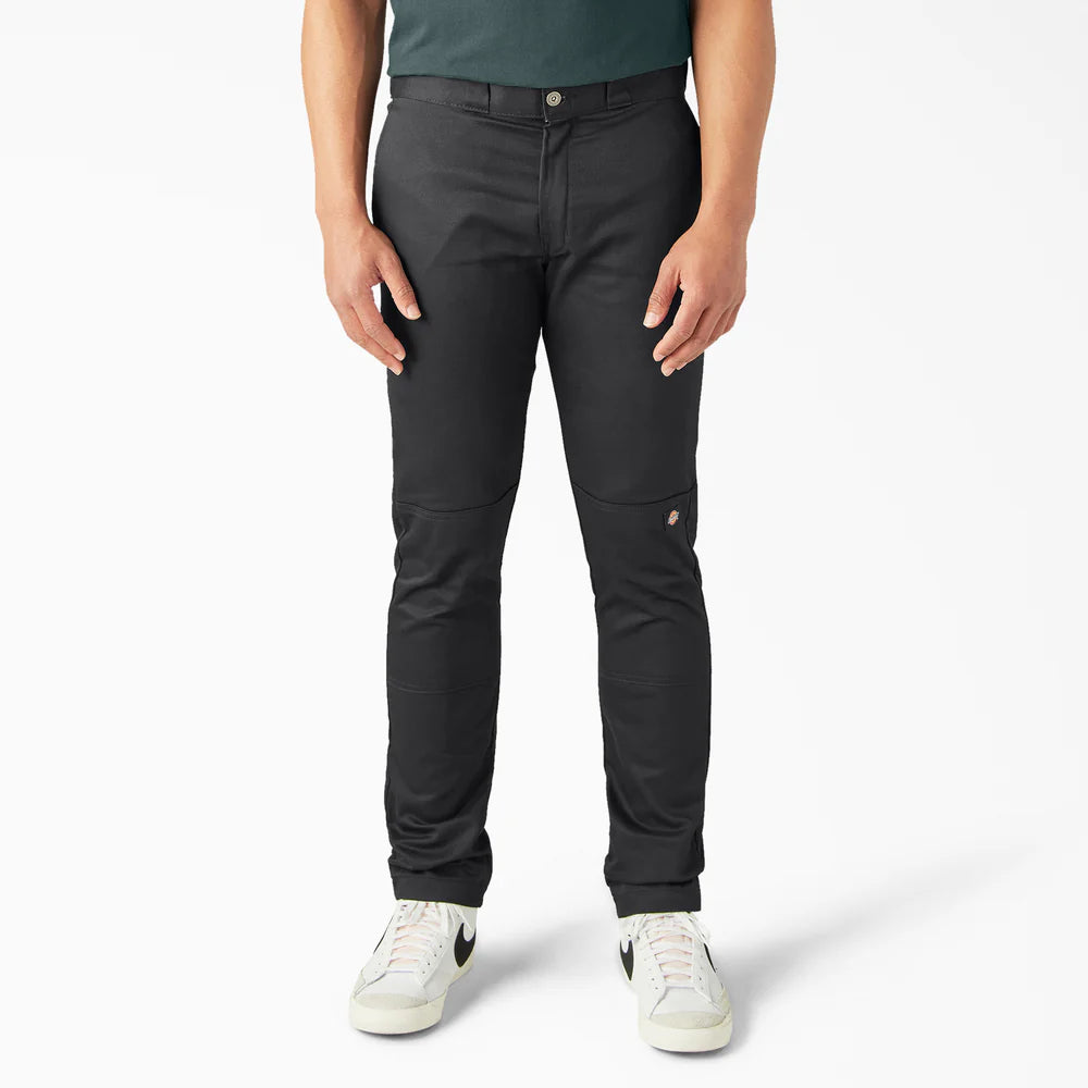FLEX Skinny Fit Double Knee Work Pants (black)