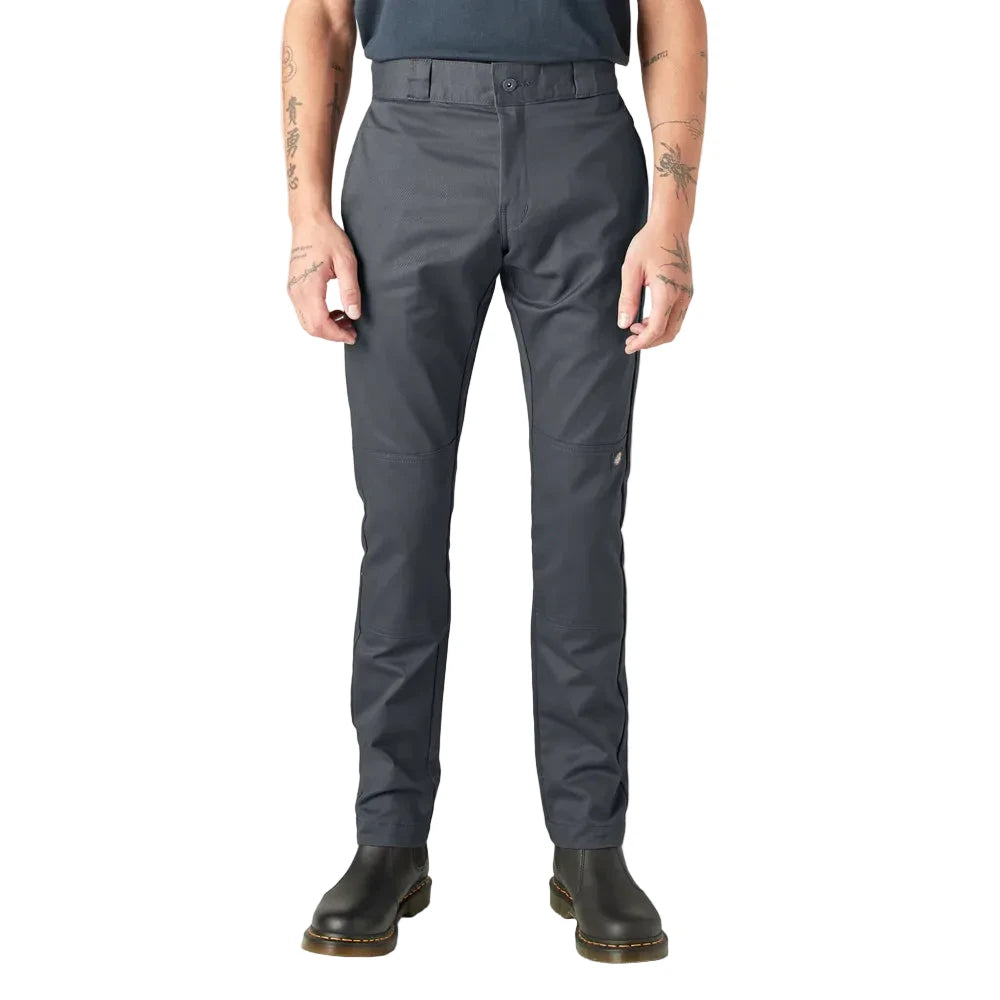FLEX Skinny Fit Double Knee Work Pants charcoal