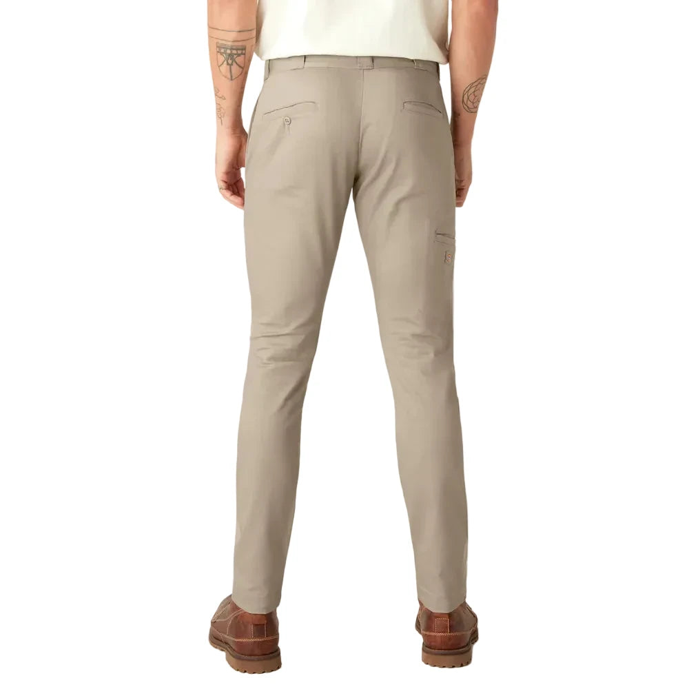FLEX Skinny Fit Double Knee Work Pants Desert Sand
