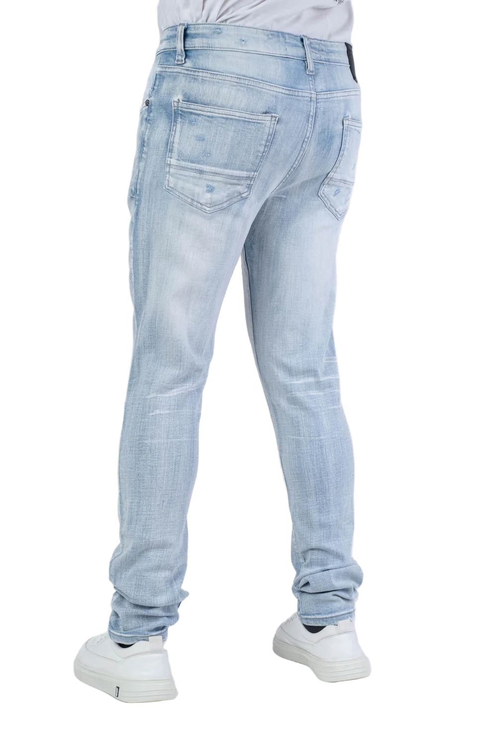 MENS CLASSIC ULTRA STRETCH DENIM - ICE RIP DZTR-447