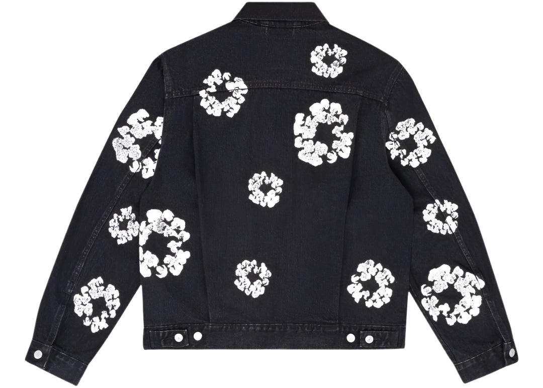 Denim Tears Type II All Over Wreath Jacket 'Black'