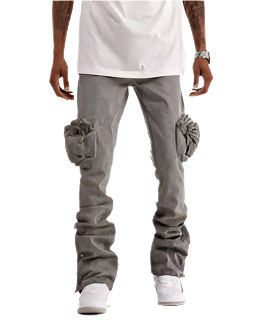 serenede salem stacked jeans