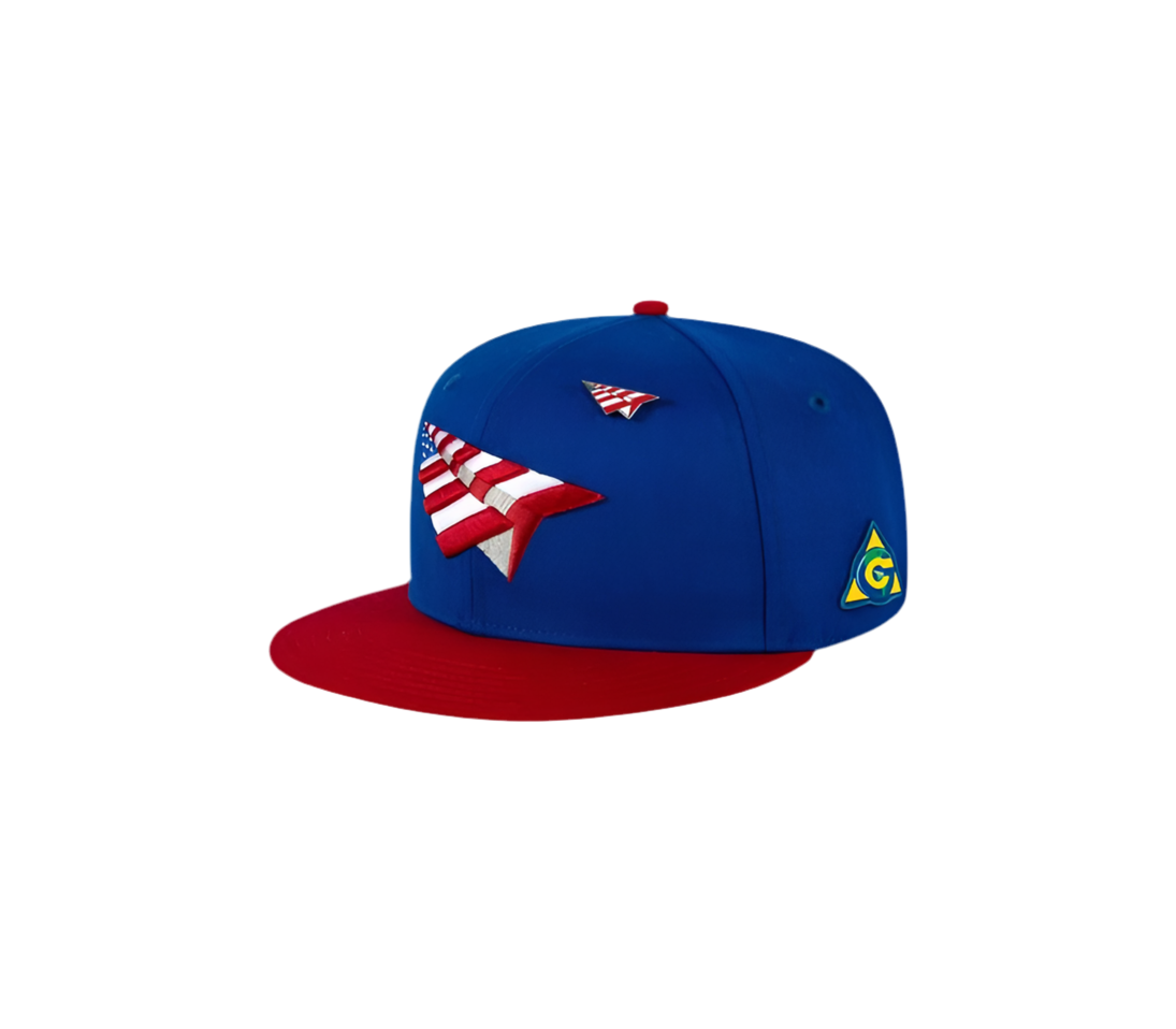GLOBAL WARNING PUERTO RICO COLORBLOCK CROWN SNAPBACK