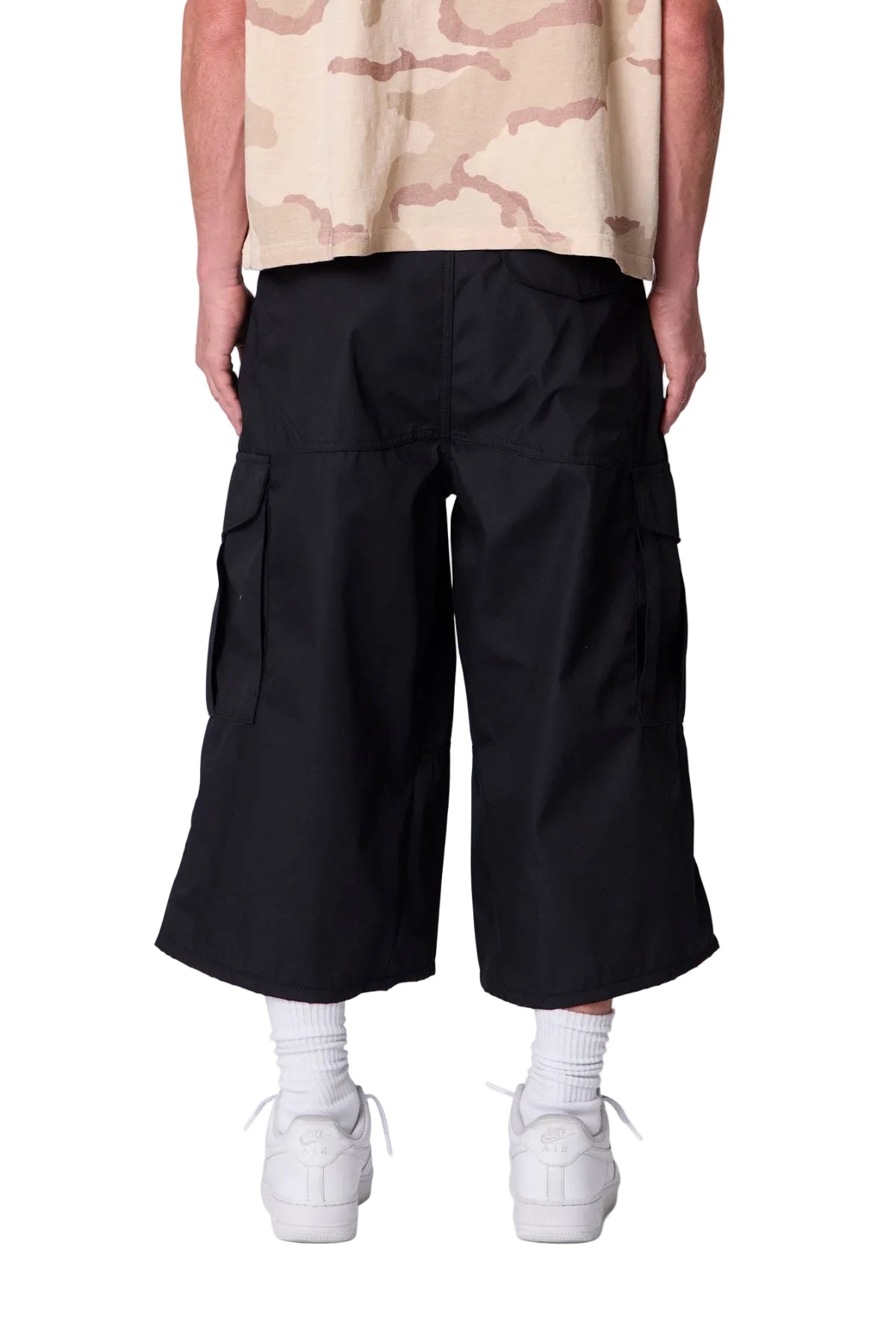 EXTRA LONG NYLON CARGO SHORTS