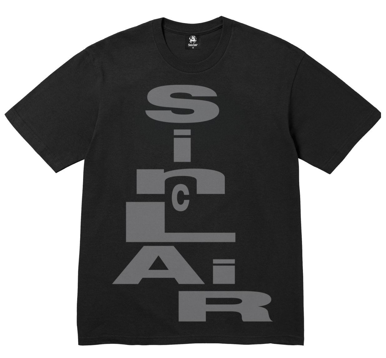 sinclair stacked tee black