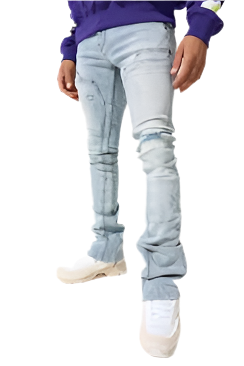 "SKY" Stacked Jeans serenede