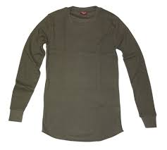 Fitted Thermal Shirt (olive)