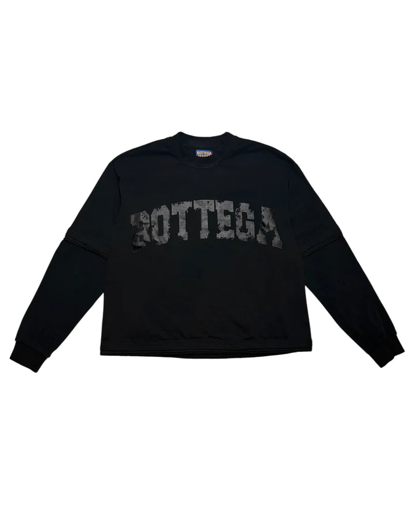 Bottega Desires "WAR" Black Longsleeve