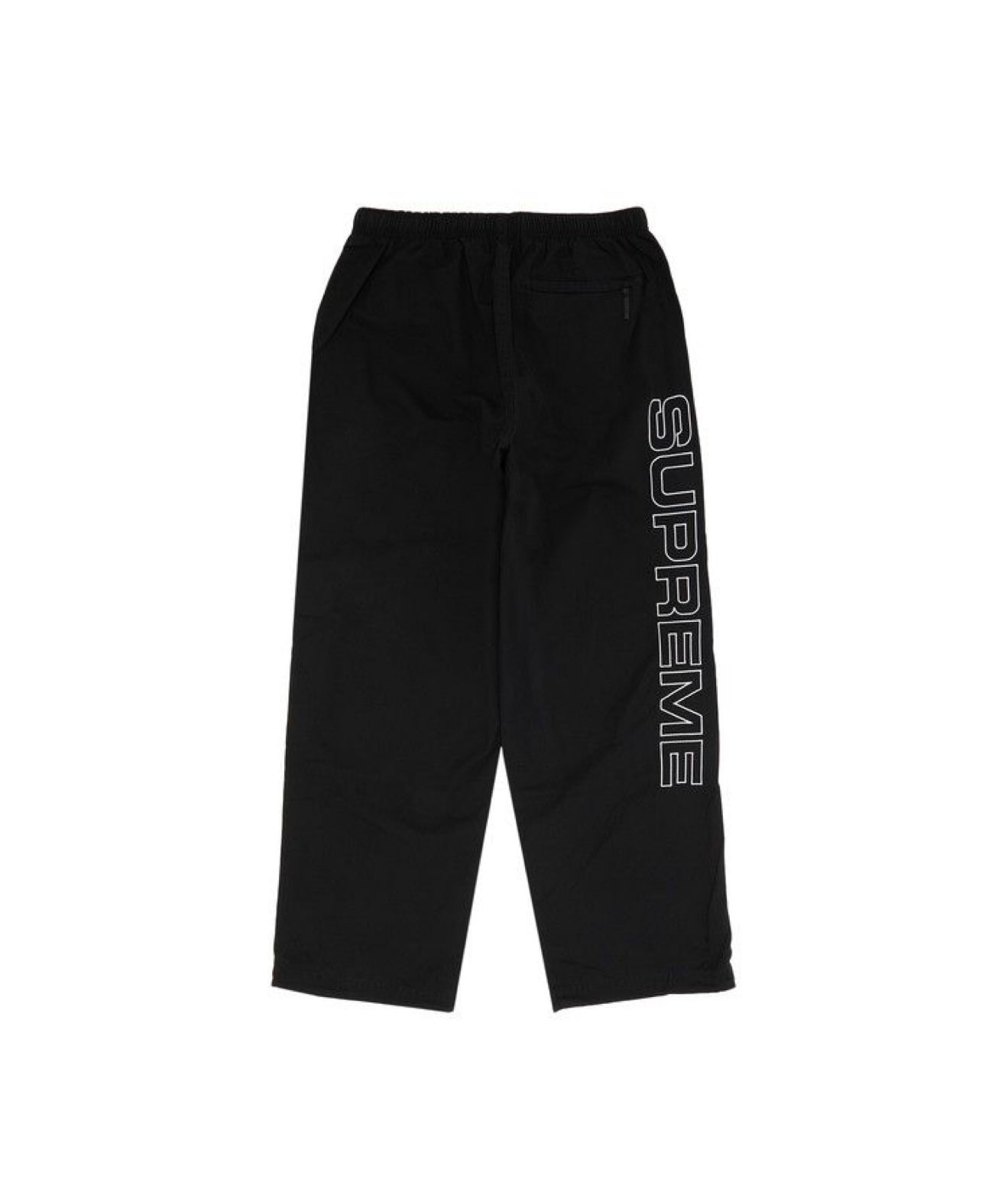Supreme Spellout Embroidered Ripstop Track Pant Black