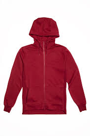 Full Zip Hoodie, Performance Fleece (Burgandy)