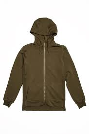 Full Zip Hoodie, Performance Fleece(Olive)