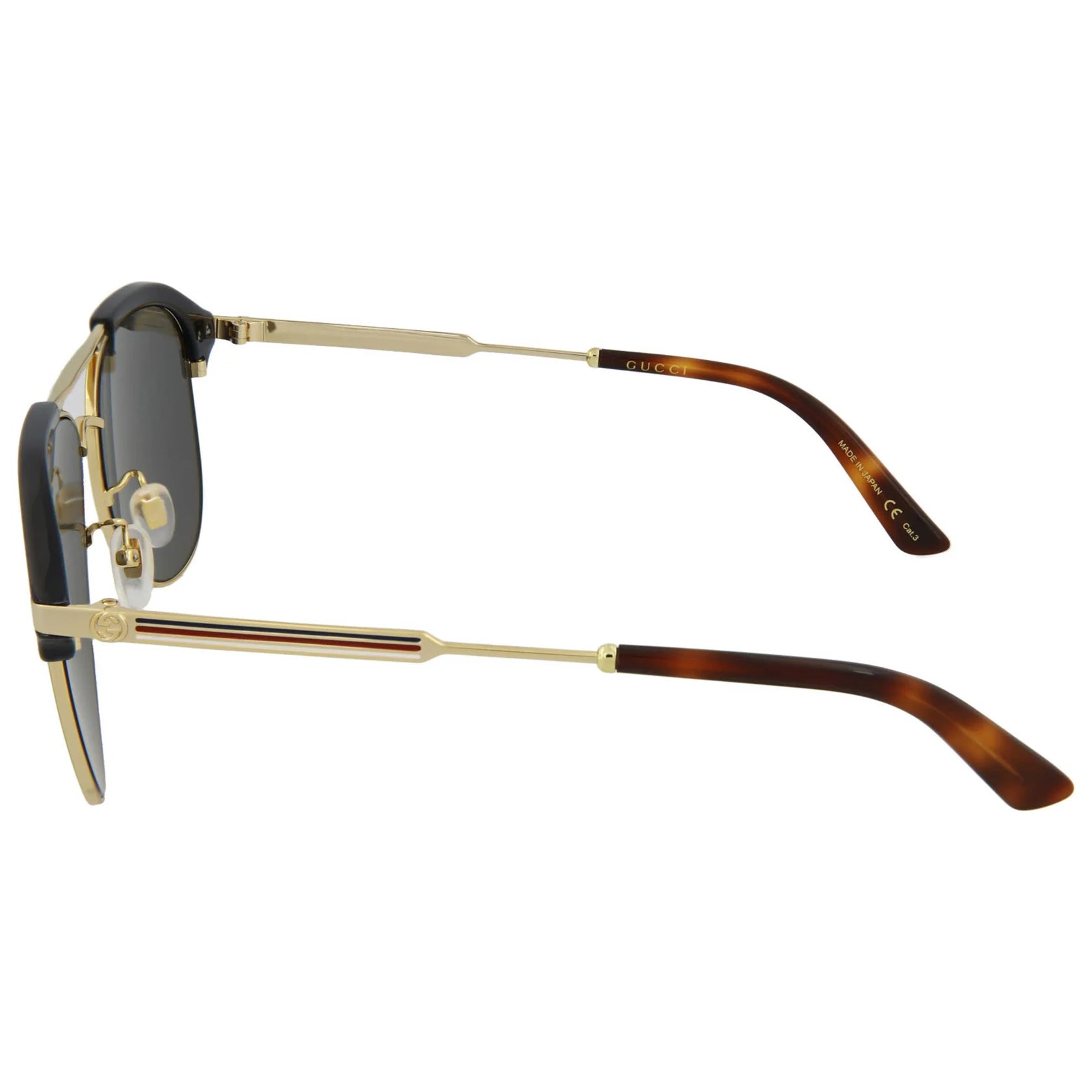 Gucci Novelty Men's Blue Aviator Sunglasses