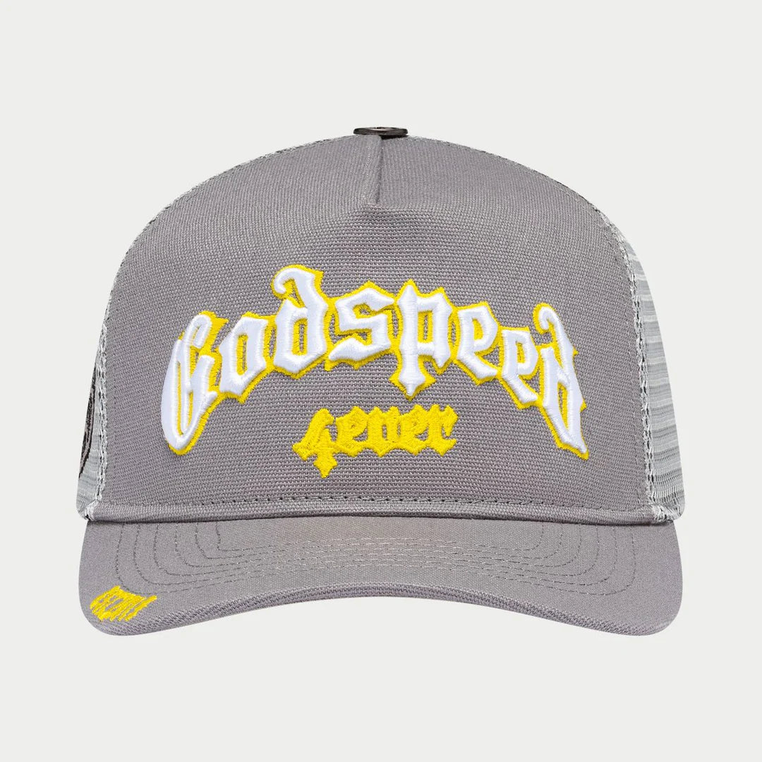 GS Forever Trucker Hat (Grey Yellow)