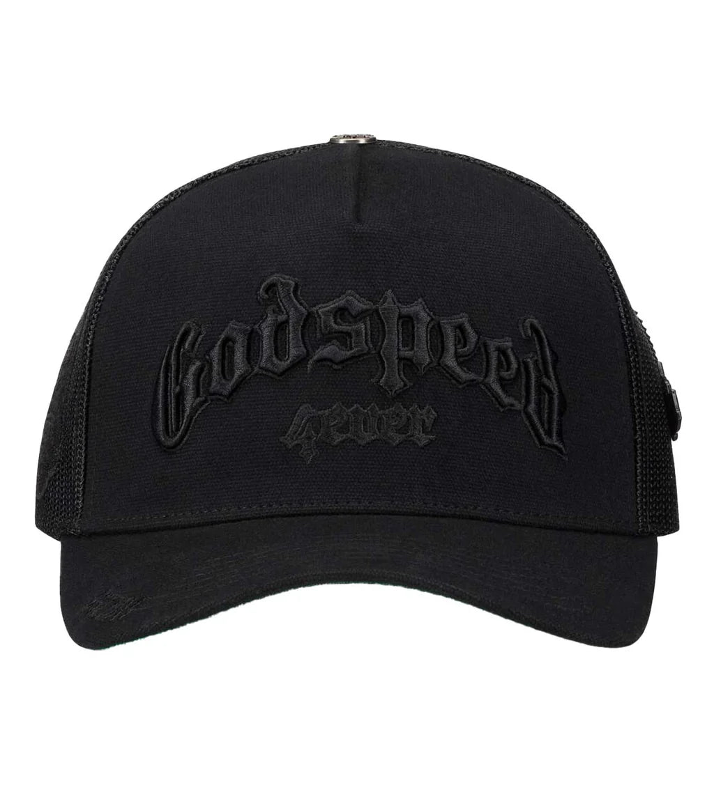 Godspeed Forever Trucker Hat Vanta Black