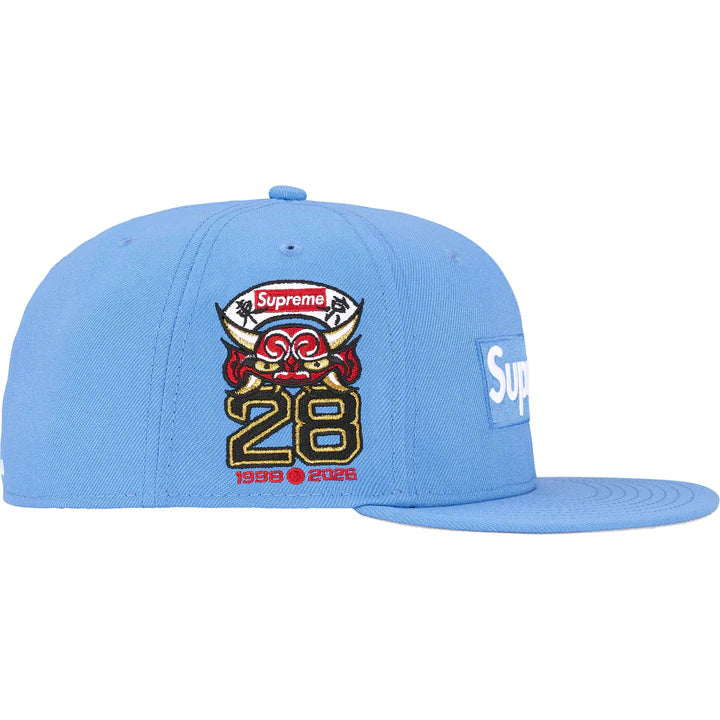 Supreme Shop Box Logo New Era 59Fifty Fitted Hat LIGHT BLUE - TOKYO