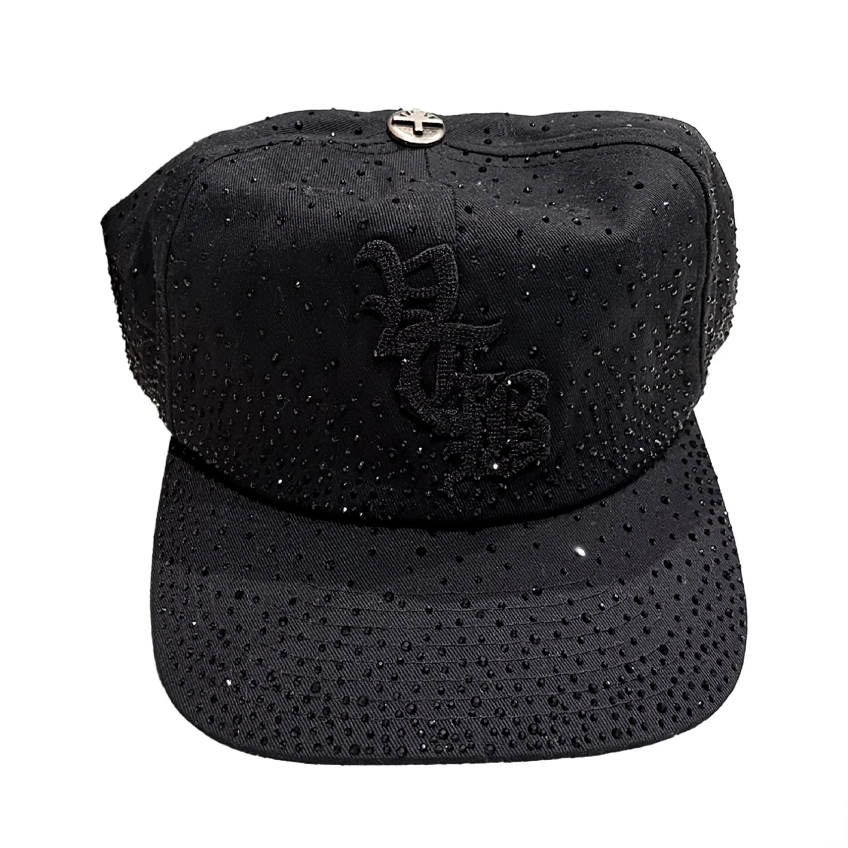 Obsidian Rhinestone Snapback