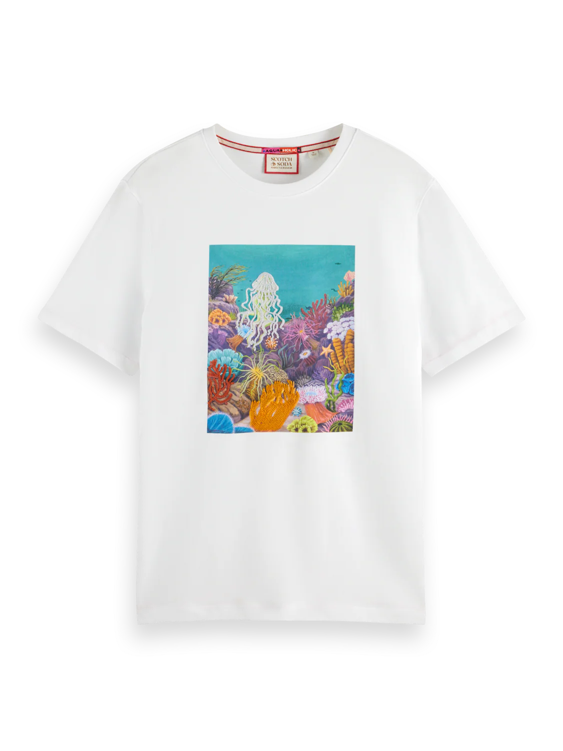 Scotch & Soda Coral Reef T-Shirt | White