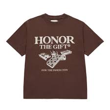 Honor The Gift Dominos Tee Brown