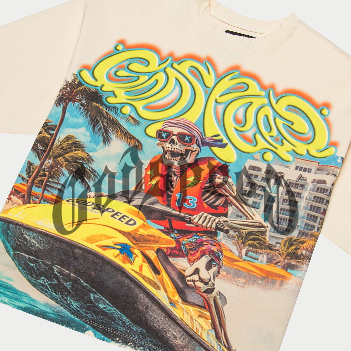 Godspeed Wave Runner Tee (Bone)