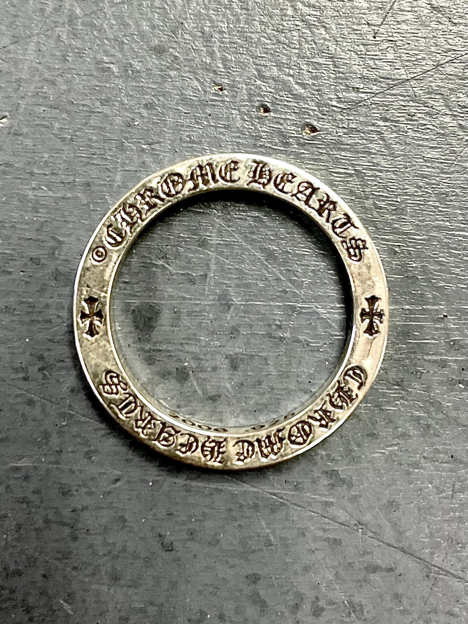 CHROME HEARTS PARIS EXCLUSIVE F**CK YOU SILVER RING