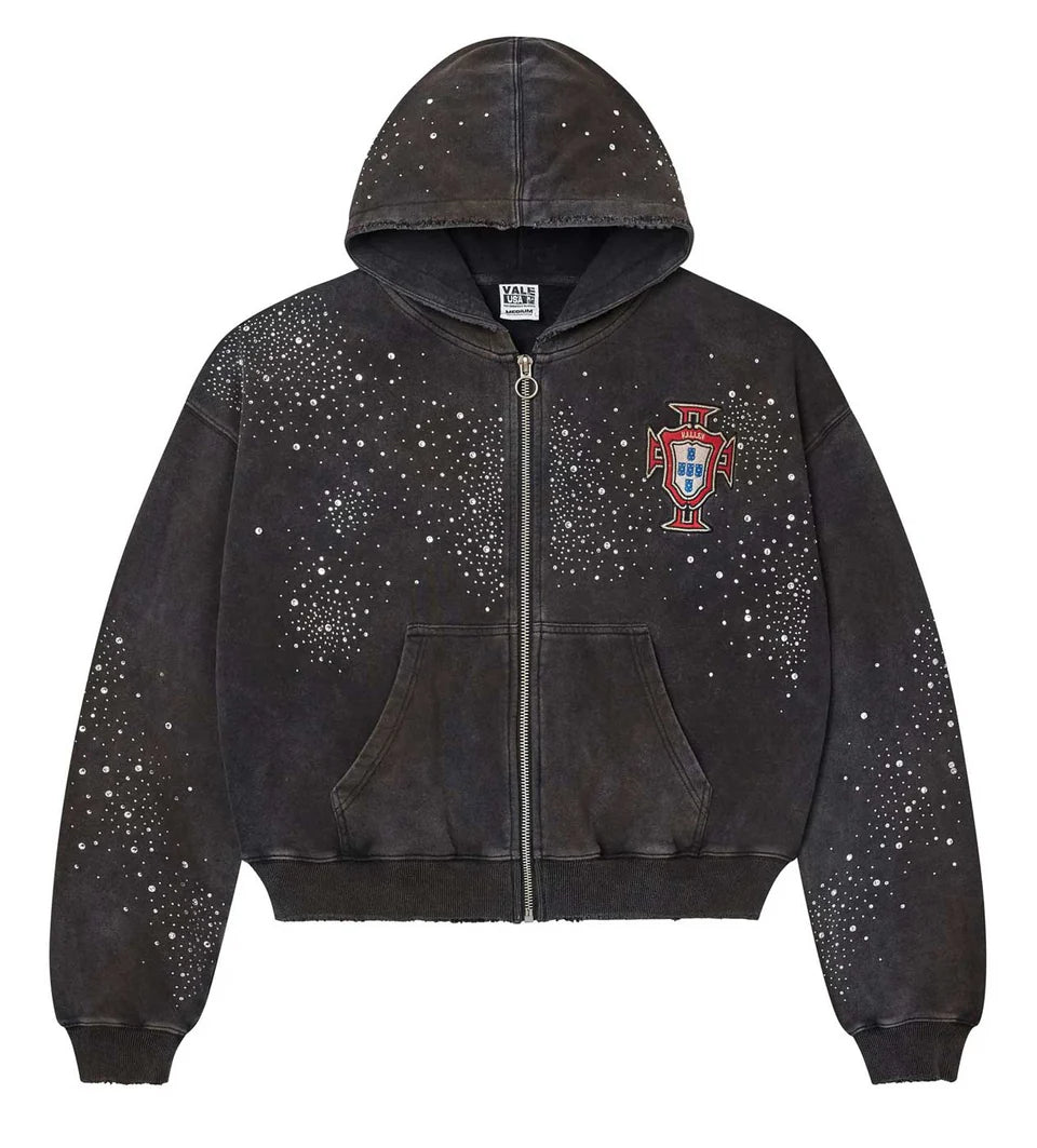 Vale Forever - Pluto Cluster Zip Up - Black