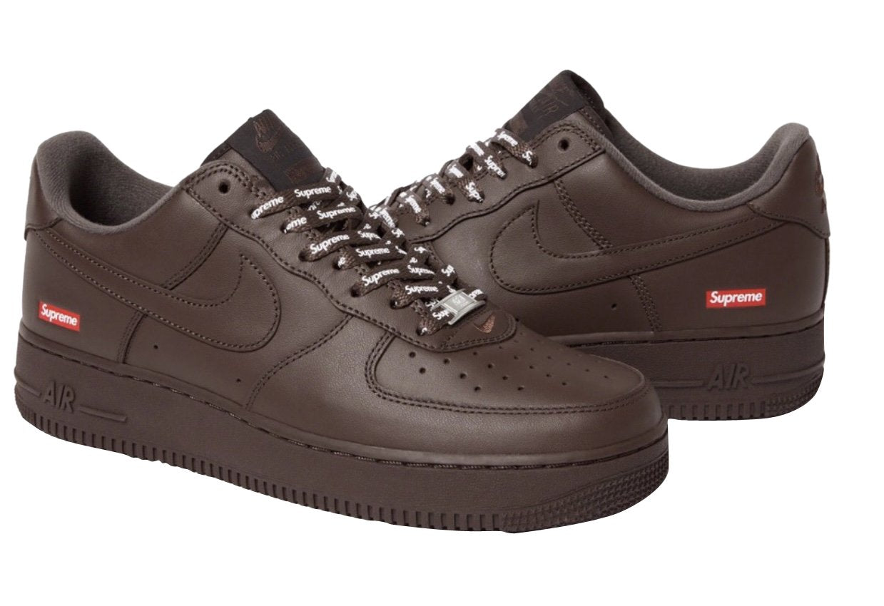 Supreme Nike Air Force One Brown