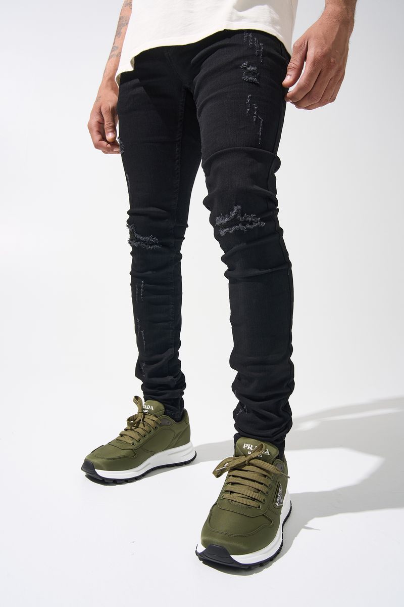 "MIDNIGHT BLACK" Jeans | SERENEDE®