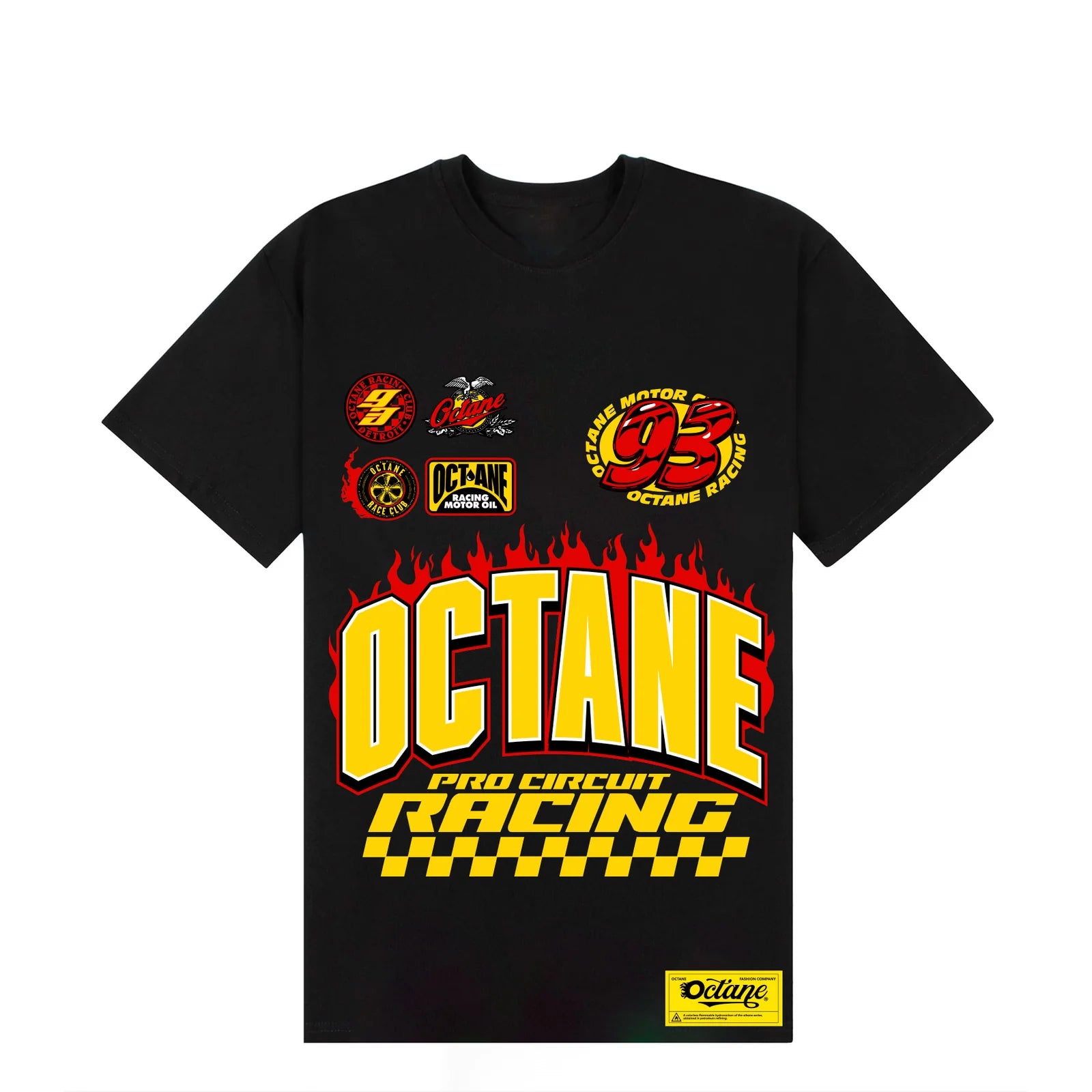 Octane Motorcross Logo Tee(Black)