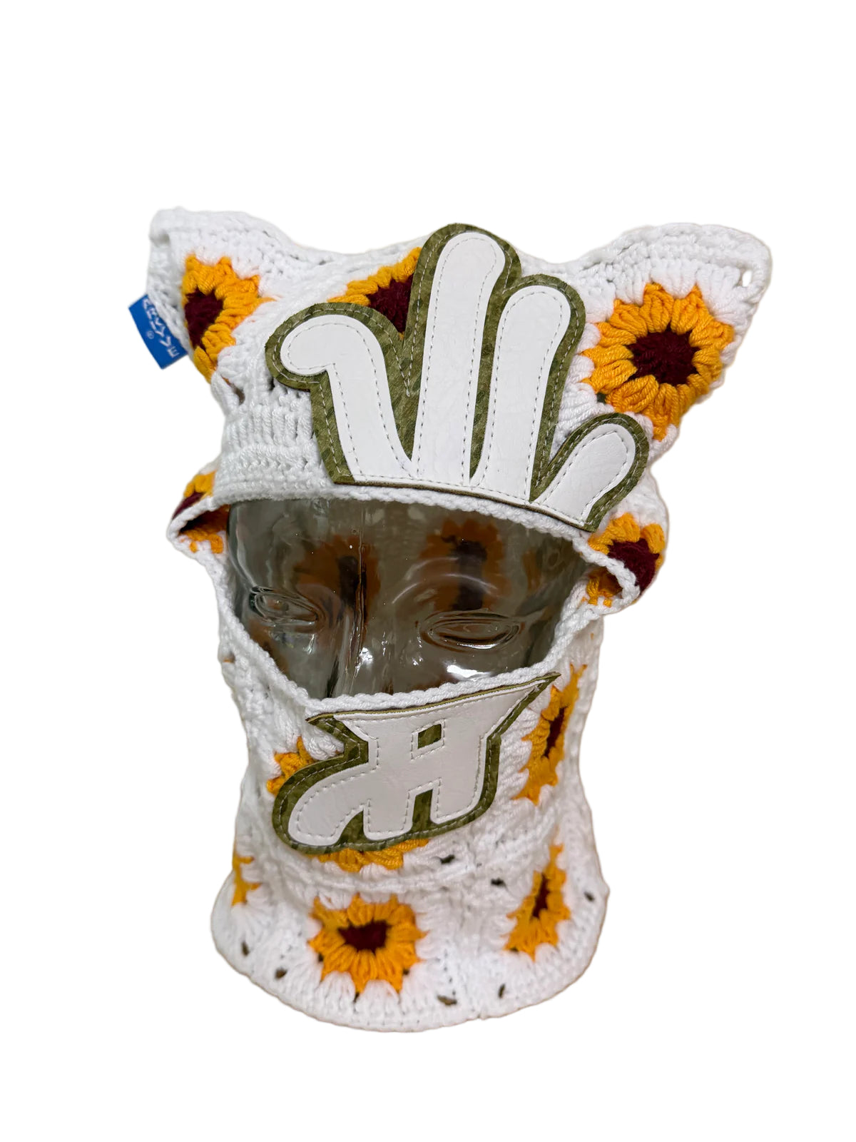 Sunflower Crochet Cat Mask