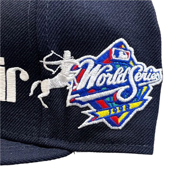 Sinclair New Era New York Yankees 1998 World Series Patch Fitted Hat Navy