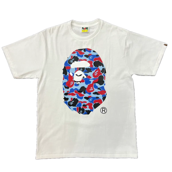 chicago ape head tee white