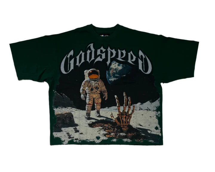 Godspeed "First Contact" Tee Emerald Wash