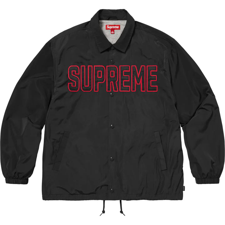 Supreme Spellout Coaches Jacket Black