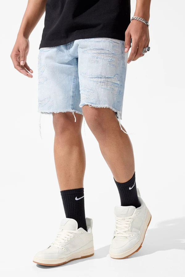 Retro - Riverside Denim Shorts ice white