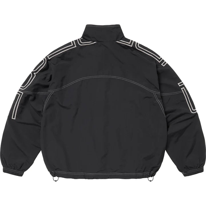Supreme Spellout Embroidered Track Jacket (SS25) Black