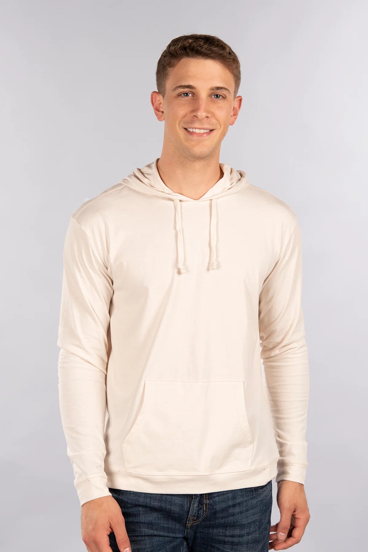 city lab Jersey Hoodie cream
