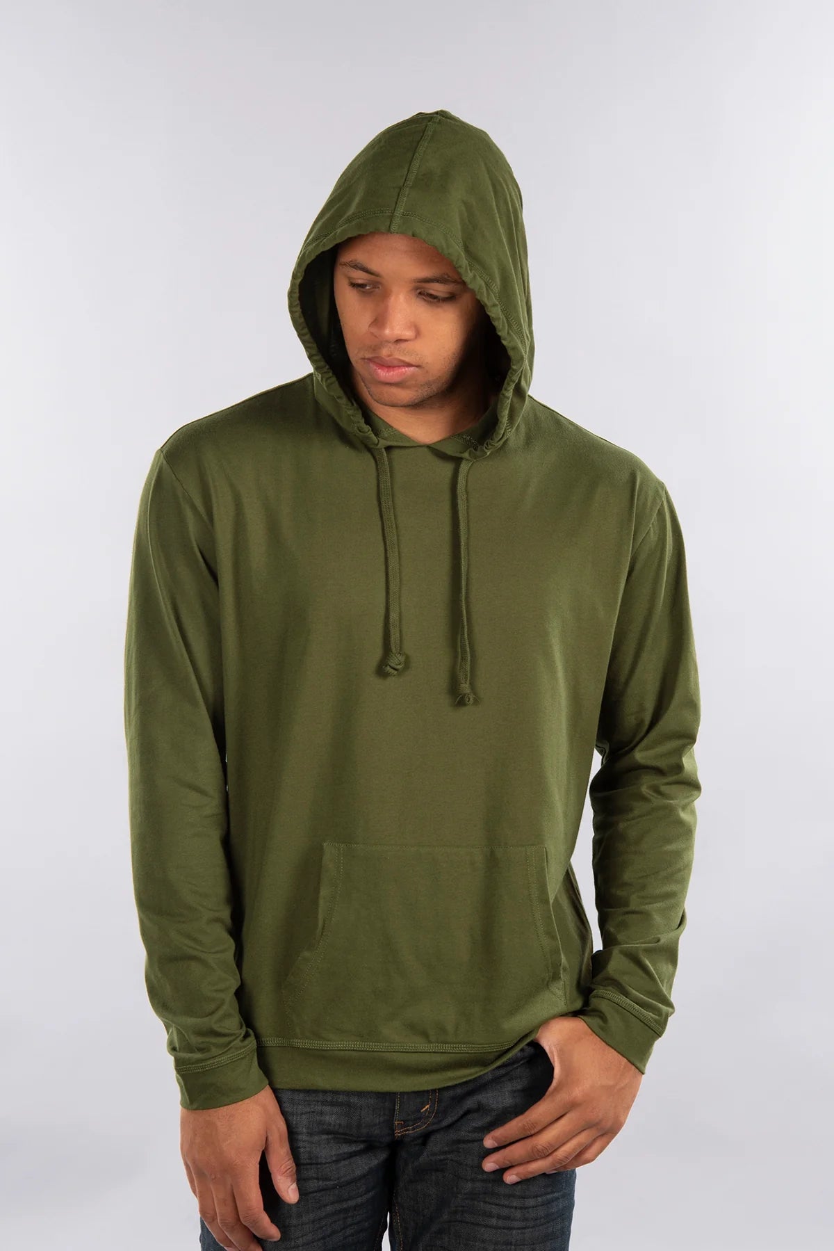 city lab Jersey Hoodie Olive