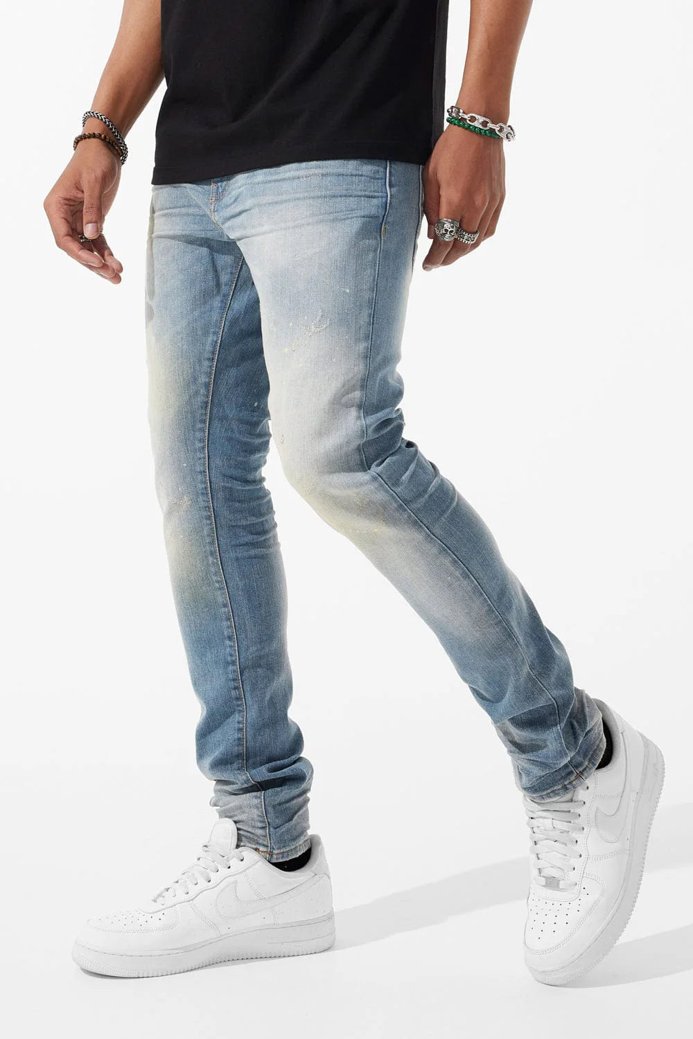 Jordan Craig Men's Sean Geronimo Slim Taper Jeans